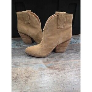 size 7.5 Dingo Flannie DI-342 Womens LEATHER Slip On Ankle & Booties Boots  $130
